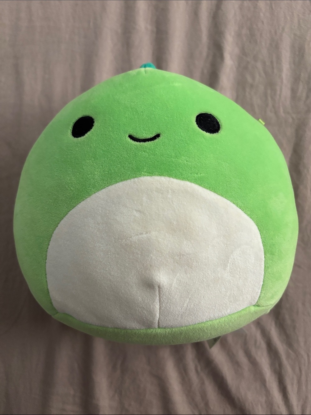 Squishmallows Green and White Plush Frog